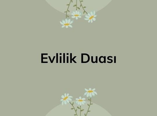 Evlilik Duası